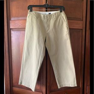 Gap Clean Cut Cropped Khakis